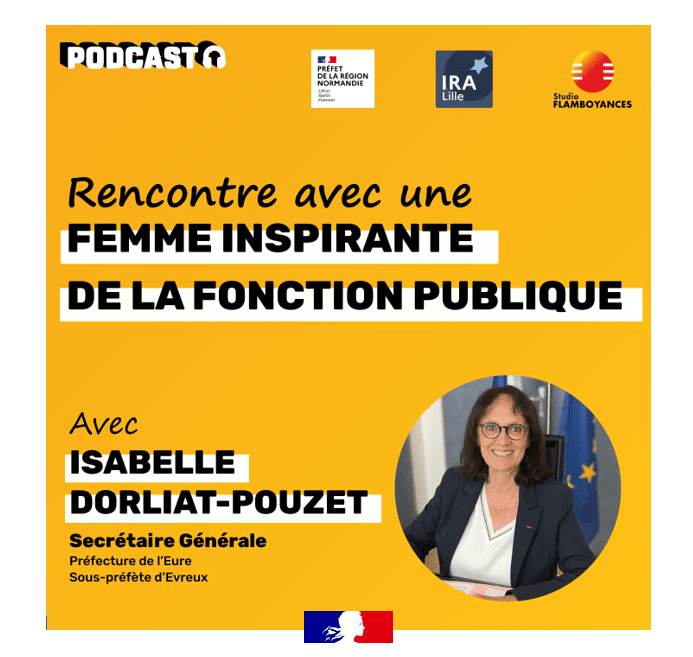 Affiche de présentation du podcast avec Isabelle Dorliat-Pouzet