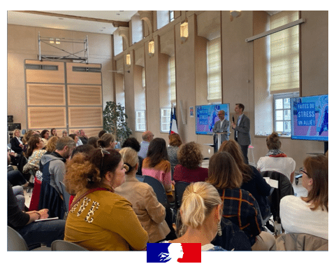 stagiaires lors de la journée du cadre en Normandie